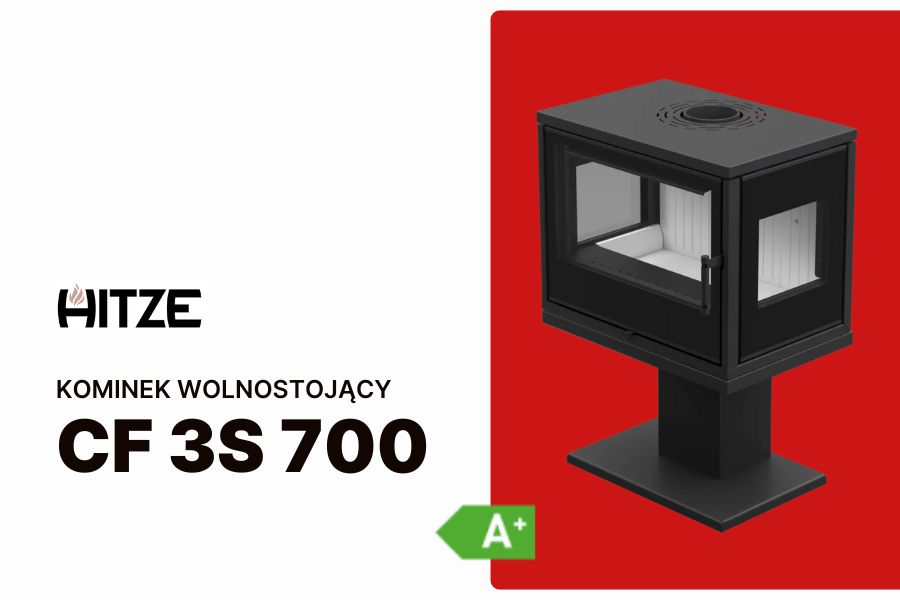 HITZE - Kominek wolnostojący CF 3S 700 